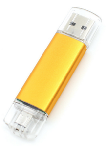 Chiavetta OTG a piena capacità 2 In uno per Smart Phone 8 GB Memory Sticks chiavette USB Flash - Product Image 5