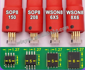 Sop8 Wson BIOS EEPROM Flash-Speicherchip Einbrennen Programmierung Feder stift Sonde WSON8 8*6 WSON8 8x6 - Product Image 6