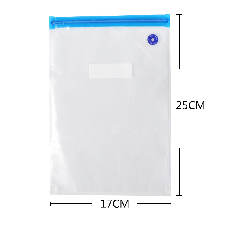 Blue zipper, 17*25cm