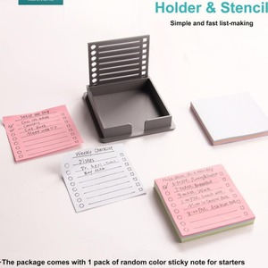 方便便签盒新产品活页便签盒模板带方便便签盒 - Product Image 2