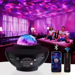 Akıllı yıldız LED gece yıldızlı projektör ışık, lazer gökyüzü projektör BT müzik hoparlörü Galaxy yıldız projektör uzaktan kumanda - Product Image 1