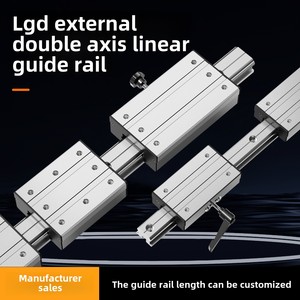 Nuevo núcleo de rodamiento de bloque óptico de acero de riel deslizante de guía lineal de doble eje de alta velocidad para maquinaria de carpintería CNC - Product Image 5