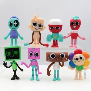 HY2 High Quality Dandy'<strong>s</strong> World Action Figures PVC <strong>Toy</strong> Set Children 7-8.5cm 8 Models of the Dandy World Model <strong>Toy</strong> - Product Image 2