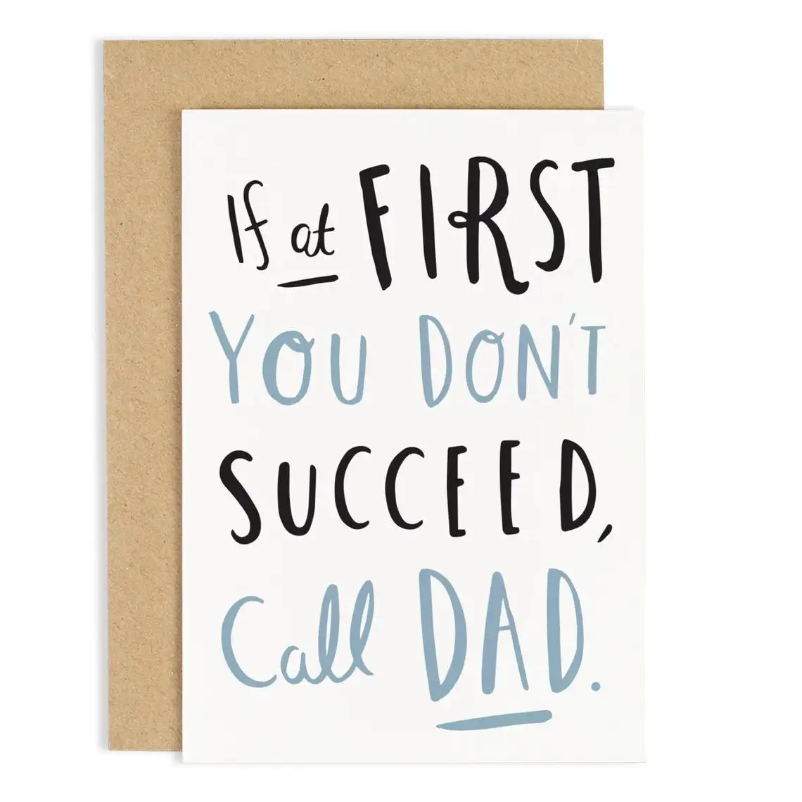 Tarjetas de felicitación personalizadas, tarjeta de agradecimiento para papá, tarjeta de regalo divertida para el Día del Padre con palabras impresas personalizadas