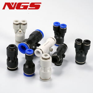 Pneumatic Plastic Push Fittings PG/<strong>PW</strong>/PEG T-type Reducer <strong>Tube</strong> Connector Quick Coupling for 4 6 8 10 12 16MM Air Pipe Joint