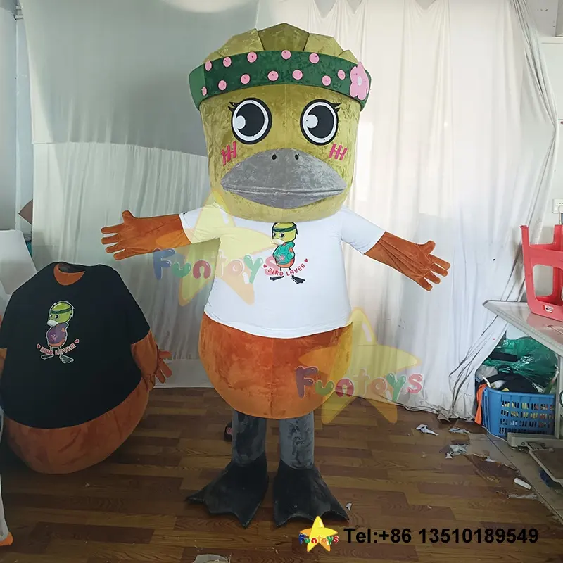 Funtoys personalizado Pavo Real alondra pájaro pato mascota disfraz golondrina disfraz de Halloween Cosplay Carnaval para adultos