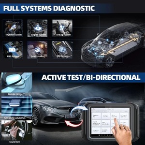2025 XTOOL D9HD Heavy Duty Truck Diagnostic Tool All System Xtool 12V 24V Truck Scanner ECU Coding Key Programmer DPF Reset