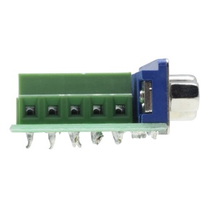 定制的DSUB 9pin DB9端子块适配器母分接DB VGA连接器板适配器，用于视频传输
