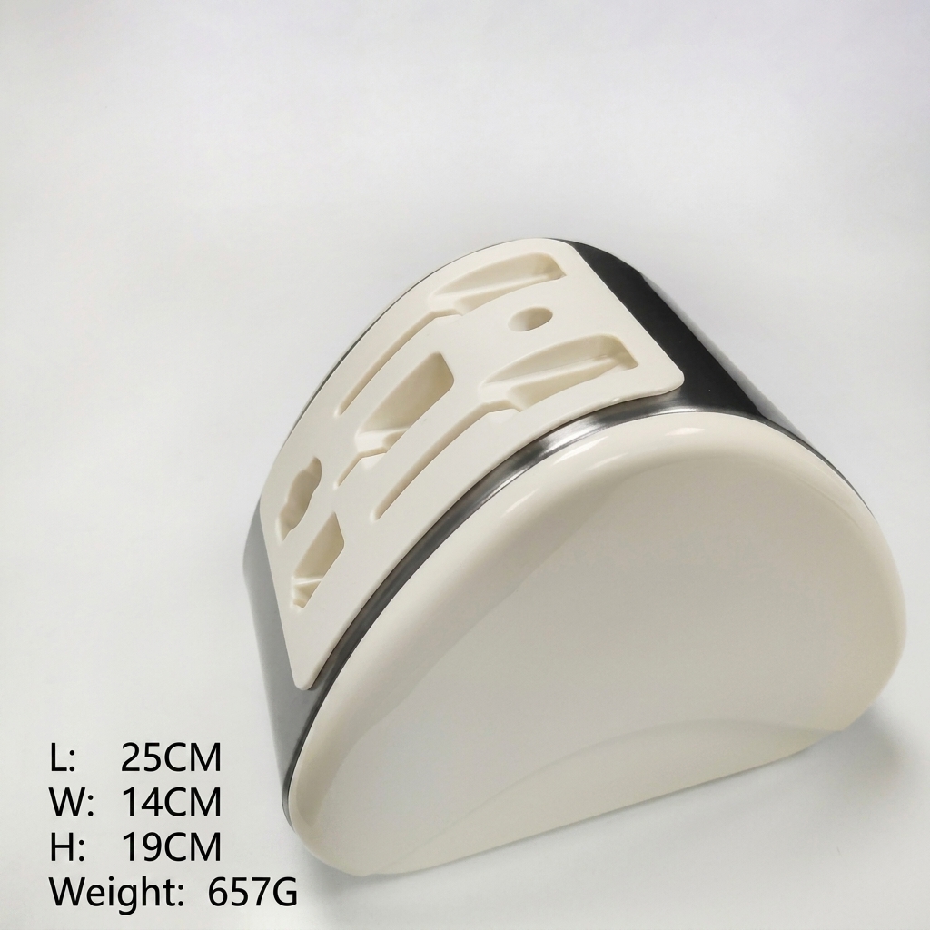 Single Plastic Holder - White