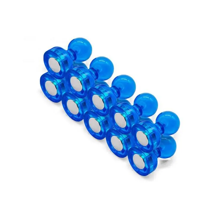Color Strong Magnetic Thumbtack Neodymium Magnetic Pushpin Plastic Magnet Whiteboard Teaching Office