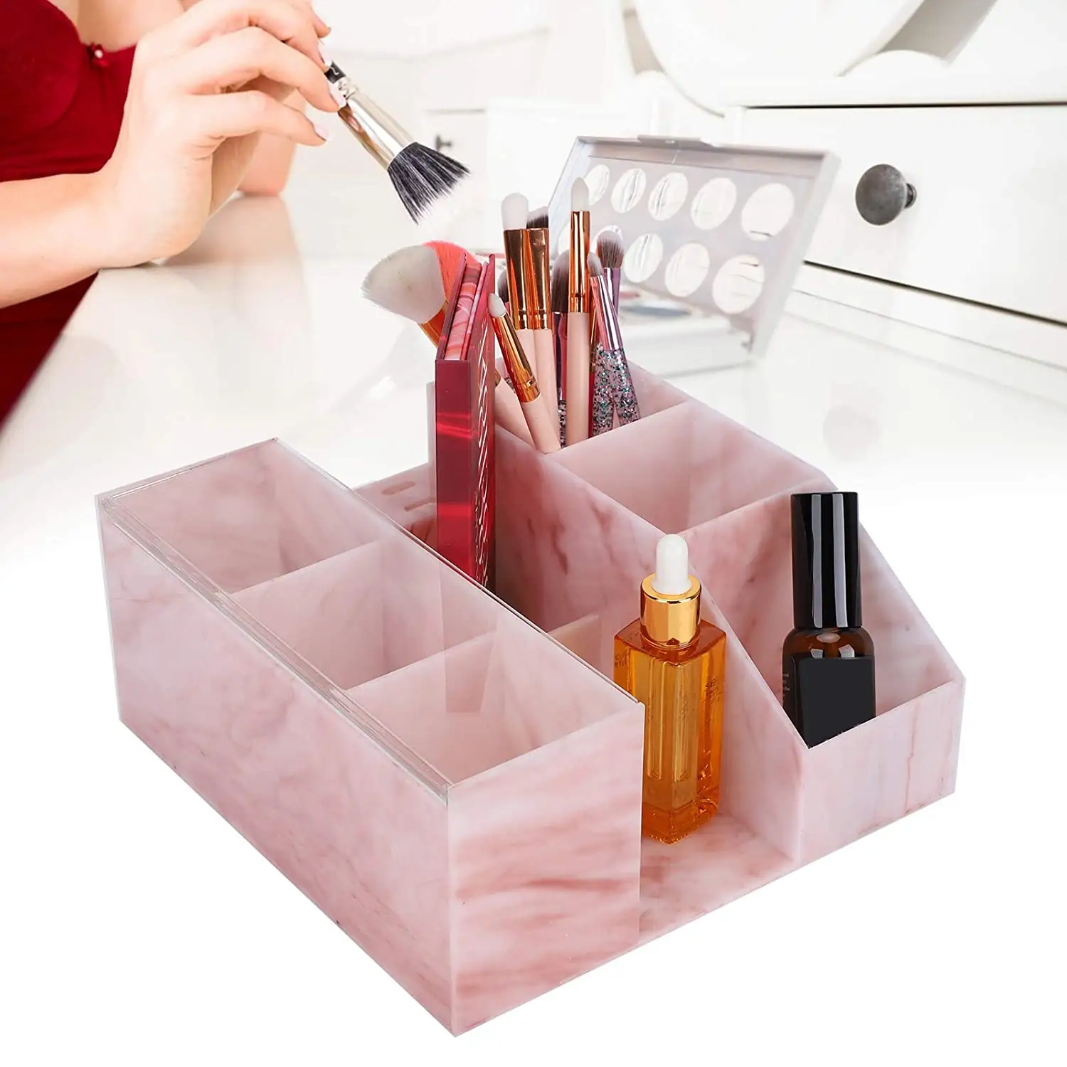 Wimpern Aufbewahrung sbox Beauty Display Stand Acryl Aufbewahrung sbox Wimpern Display Box für Beauty Salon Home