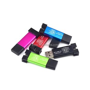 YIXINTAI Smart Electronics ST LINK ST-Link V2 Mini STM8 STM32 simulatore di programmazione Download programmatore con Cover Case