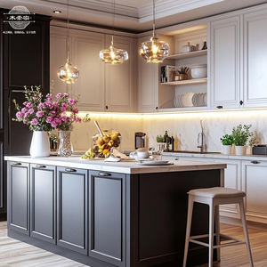 مطبخ حديث على شكل حرف U مخصص من الشركة المصنعة خزانة مخصصة للبيع بالجملة تصاميم وحدات للمطبخ - Product Image 4