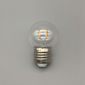 U-Filled หลอดไฟตกแต่ง G45 1W 110V/220V เปลือกพลาสติกใส PC พร้อม E26/E27/B22 1W 110V 220V G45ไส้หลอด LED