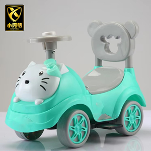 小明热卖新款婴儿步行乘车2至<span class=keywords><strong>6</strong></span>年轻松滚轮4轮玩具儿童自行车婴儿摇摆乘车