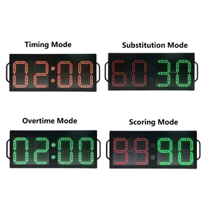 YIZHI最新ポータブル7インチLEDサッカー電子サッカーチェンジプレーヤーボード片面ディスプレイ審判代替ボード - Product Image 4