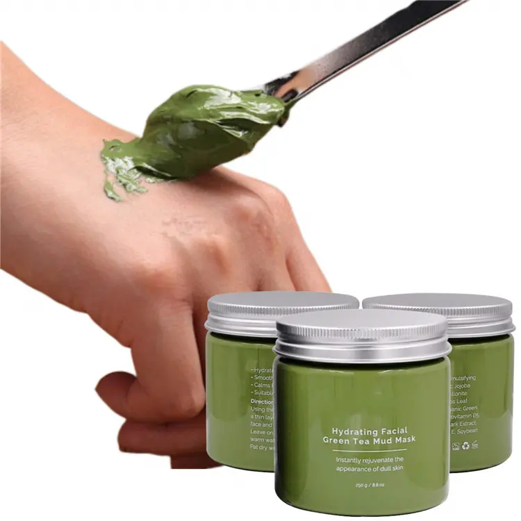 Hot sales Mung Bean Acne Treatment Remove Blackhead Oil Control Facial Masks Shrink Pores Mud Deep Cleaning Clay Mask