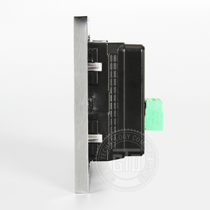 Pulsante con struttura in metallo argento di lusso controllo centralizzato on line hotel intelligente usa interruttore MODBUS Modbus 12V DC RS485 - Product Image 3