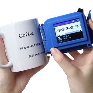 Mini-Drucker Batch-Code Tragbare Hand-Tinten strahl druckmaschine für schnell trocknende Batch-Codierer Ei Datum Verfalls nummer Datum - Product Image 1