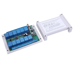 ユニバーサルワイヤレス433Mhz DC 12V 12 CHリレーレシーバーモジュールガレージローラトランスミッタードアリモコン農地灌漑用 - Product Image 6
