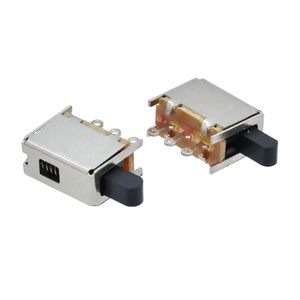 PS12F04 Druckknopf schalter Momentan Selbst rück stell schalter rechtwinkliger DIP No-Lock-Reset-Schalter - Product Image 1