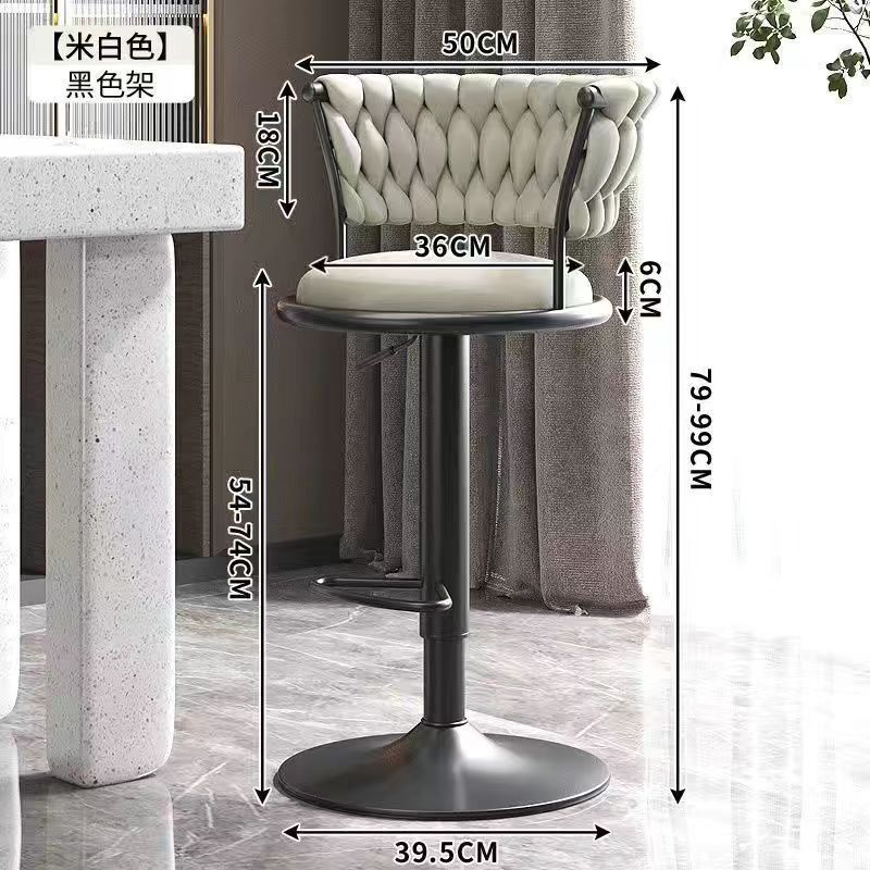 Fashionable black model - cream white