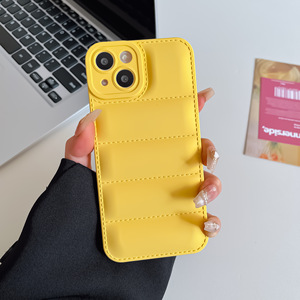 Kamera koruma puffer aşağı ceket telefon kılıfı iPhone13 için 14 15 16 pro max cep telefonu shellanti-güz koruyucu kapak - Product Image 5
