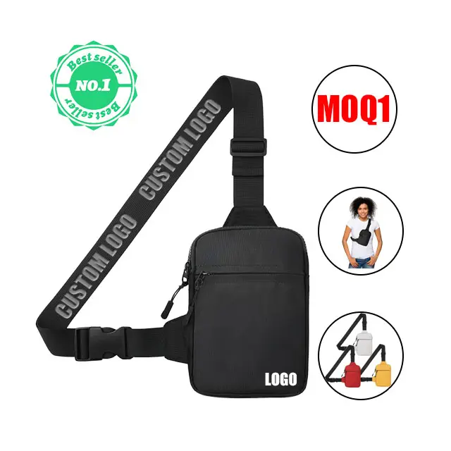 Custom girl Nylon Sling unisex Adolescentes Pequeno esporte homens bolsa sacos laterais do ombro para homens saco crossbody sacos do mensageiro dos homens