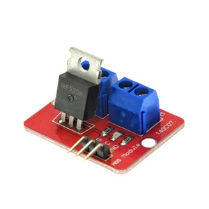 0-24V Top Mosfet Button IRF520 MOS Treiber modul Für MCU ARM Raspberry pi - Product Image 1