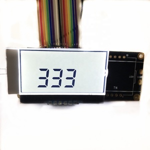Benutzerdefinierte LCD Segment Display Monochrome COG PIN Stecker Sieben Segment LCD - Product Image 3