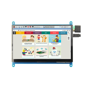 Raspberry Pi 4 Display 7 Zoll HDM 800*480 USB IPS Kapazitiver Touchscreen-Monitor für Computer,Raspberry Pi 400 4 3 Modell B.