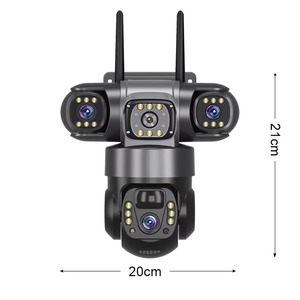 Smart Survei llance <strong>Camera</strong> Full HD 1080P 24 7 Recording 2.4G WiFi Connection Starlight <strong>Sensor</strong> for Home Perimeter Security - Product Image 3