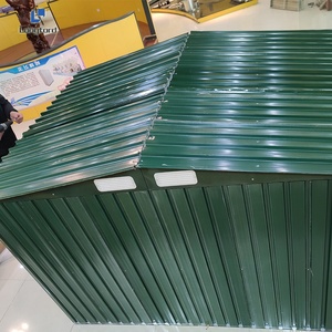 โรงเก็บเครื่องมือกลางแจ้งขนาด10x8 10x12โรงเก็บของใช้ในสวนหลังบ้านโรงเก็บเหล็กบ้านฤดูร้อน - Product Image 3