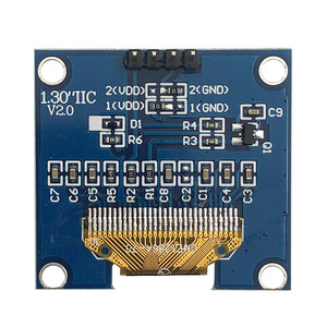 4PIN 1,3 Zoll IIC I2C SPI OLED-Modul Anzeigetafel 128x64 SH1106 Weiß/Blau oled Bildschirm Kompatibel mit Arduino Raspberry PI