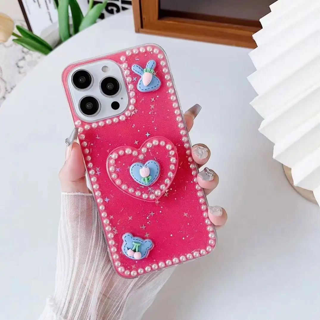 Nuova moda girly gioielli custodia per iphone 13 14 diamante bling shell telefono cellulare forros para celular