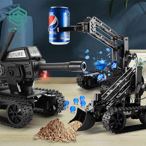 HS Mech hariot Diy сборочная модель металлическая Водяная бомба трюк Радиоуправляемый автомобиль комплект игрушечный двигатель с программированием - Product Image 6
