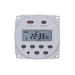 Interruttore Timer digitale programmabile 12V DC CN101A 16A LCD con programmi settimanali giornalieri 17 volte - Product Image 1
