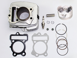 Thép Không Gỉ Chống Gỉ Chống Ăn Mòn Hiệu Quả Hoạt Động Xi Lanh Piston Set Kit Khối Động Cơ Cho Bajaj Bm150 56Mm - Product Image 3