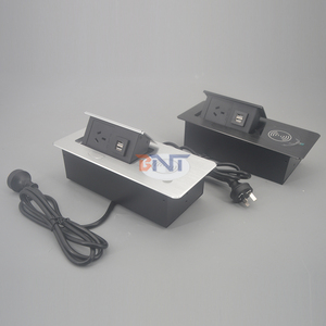 Caja de toma de corriente emergente de escritorio Multi HDMI con salida USB/incrustado en soporte de gas de escritorio enchufe de escritorio emergente - Product Image 6