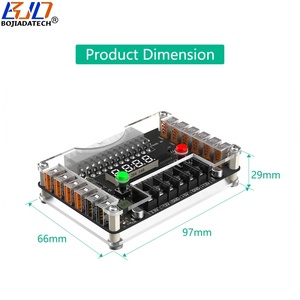 Bilgisayar PSU ATX ATX girişi 10 USB ve 2 QC konektörü Hub kesme panosu 3A gerilim ekran ile maksimum çıkış
