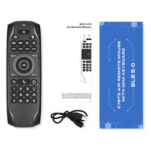 Universal G7BTS mit Gyroskop Luftmaus mit Hintergrund beleuchtung IR Learning Fly Mouse 2.4G Drahtlose Hintergrund beleuchtung Fernbedienung Für TV Box PC