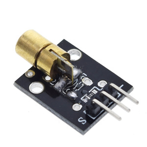 TZT KY-008 arduinoDIYキット用3ピン650nm赤色レーザー送信機ドットダイオード銅ヘッドモジュール - Product Image 4