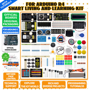 Keyestudio programlama marş akıllı yaşam ve öğrenme kiti Arduino için orijinal Arduino U-NO R4 Minima kurulu ile