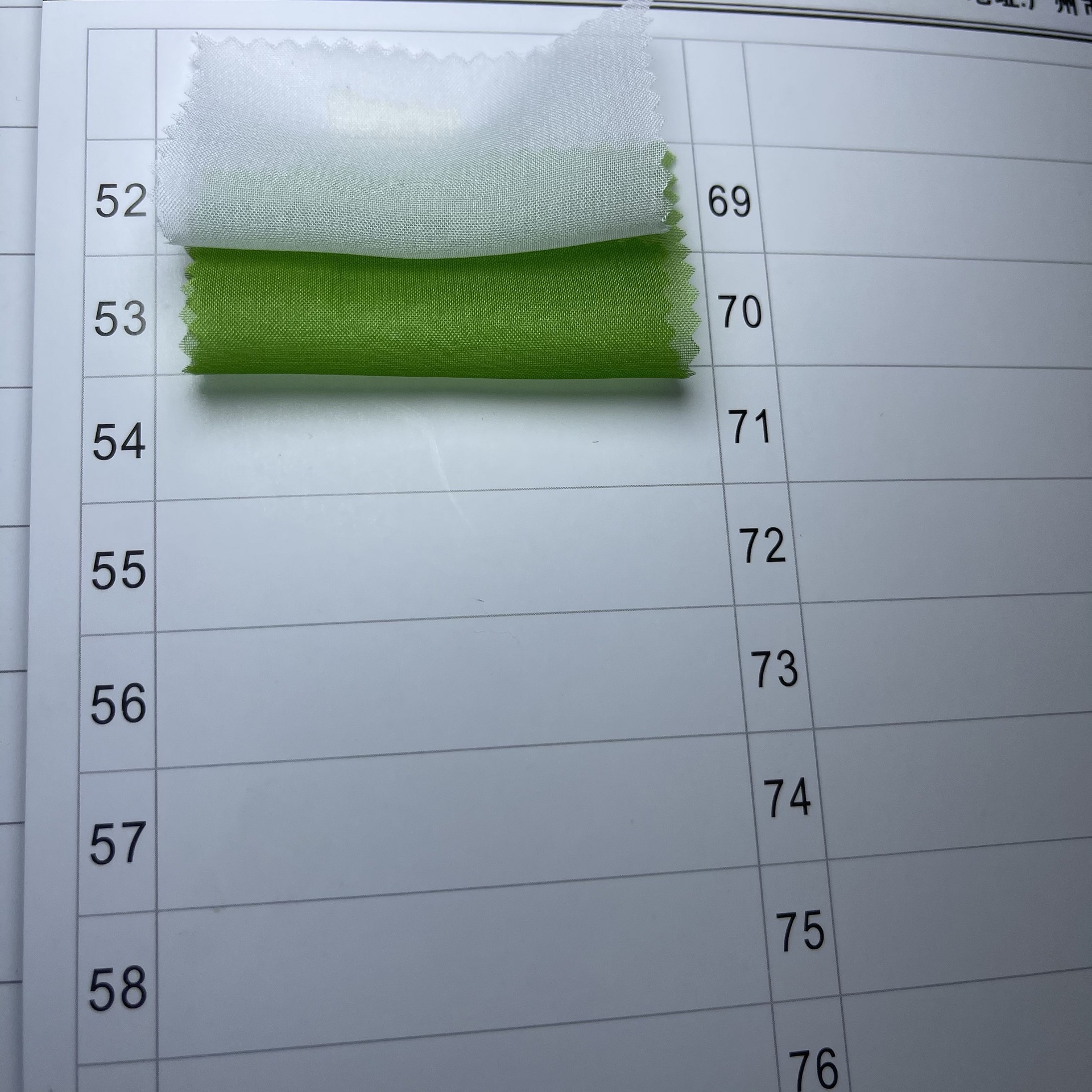 Color Chart 7