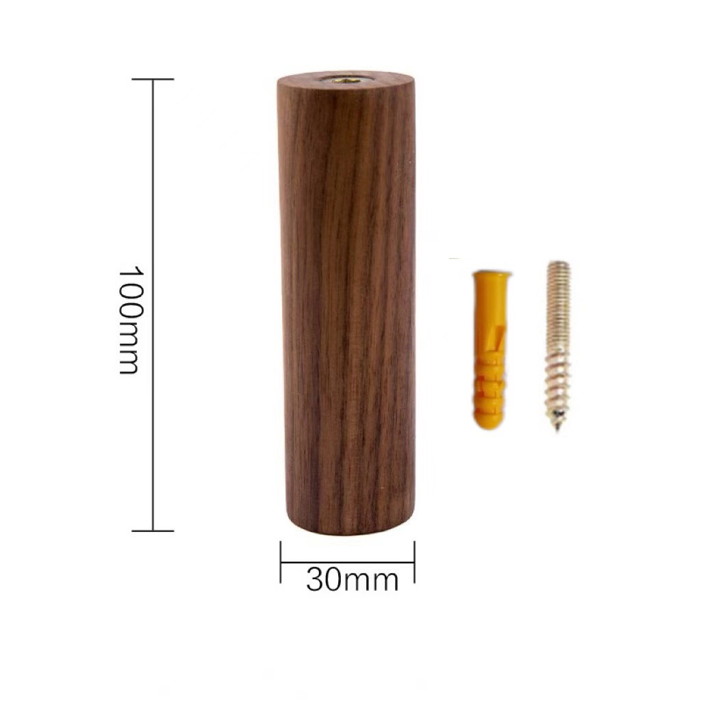 Straight-mouthed black walnut, 3*10cm