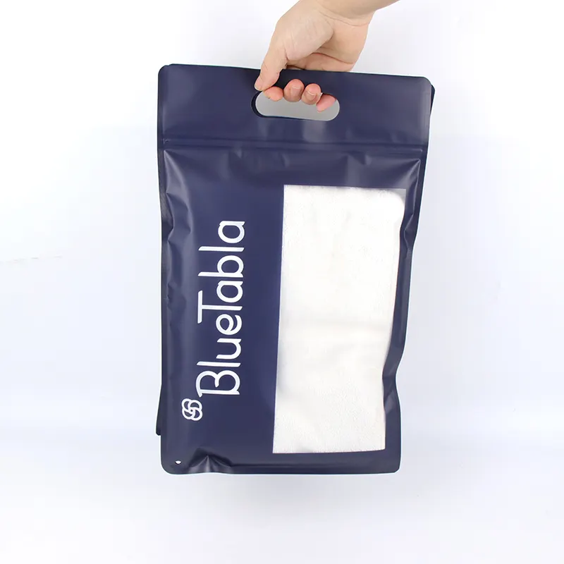 Imballaggio per vestiti con Logo stampato personalizzato eco-friendly all'ingrosso, grazie per Shopping, sacchetti con manico in plastica