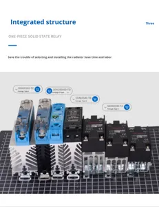 Senndik משולב ממסר מצב מוצק אפוקסי SDA25S48-TA 15 א 480v 3-32vdc dc/שליטה - Product Image 6