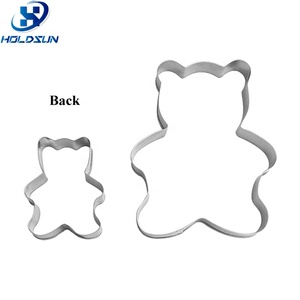 Biểu Tượng Tùy Chỉnh DIY 2-Mảnh Thép Không Gỉ Gấu <span class=keywords><strong>Cookie</strong></span> Máy Cắt Đặt Giáng Sinh Hình Dạng Cho Kỳ Nghỉ Nướng - Product Image 4
