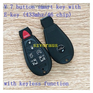 Anahtarsız fonksiyonu ile e-anahtar (V-W mhz/46 chip) ile akıllı anahtar 7 düğme 433 - Product Image 2