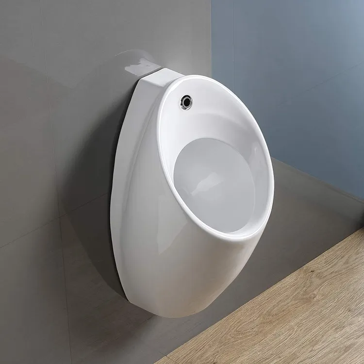 Günstiger Preis Trog Keramik Wasser zeichen Sensor Wandbehang Dimension Montage platte Urinal Zum Verkauf